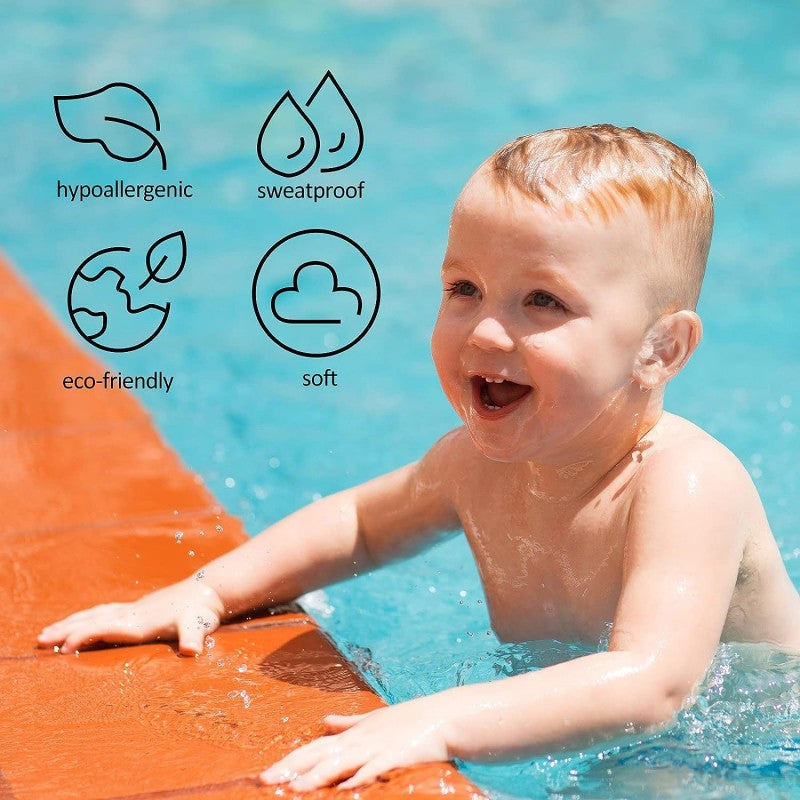 ๐ผ 30pcs Infant Waterproof Ear Patches โ Bath & Swim Protection