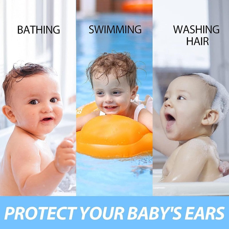 ๐ผ 30pcs Infant Waterproof Ear Patches โ Bath & Swim Protection