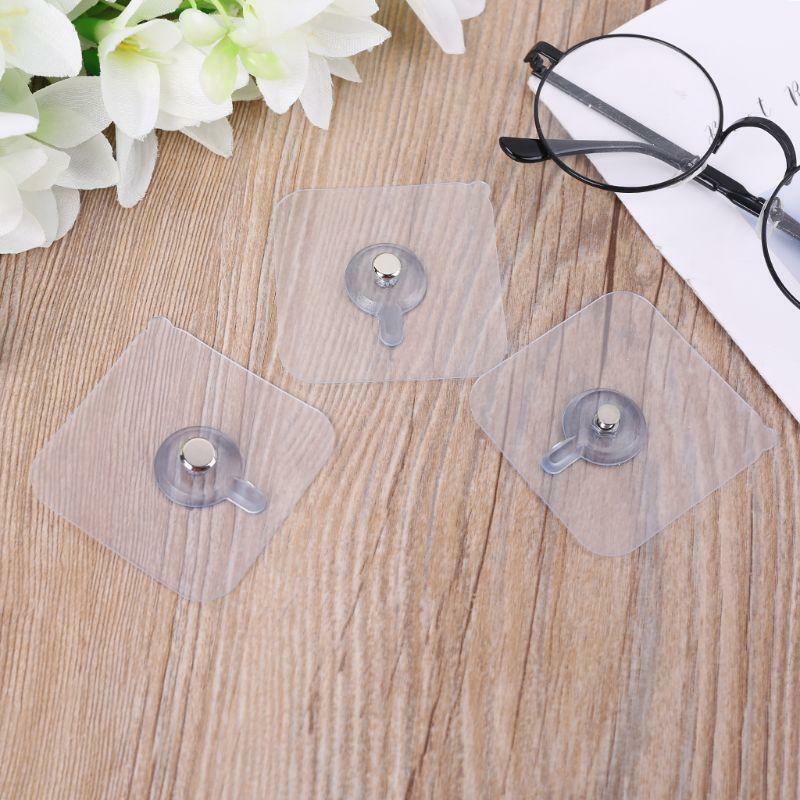 πͺ Pack of 3 Self-Adhesive Nail Hooks β Strong Wall Hooks for Hanging & Organizing π