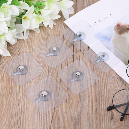 🪝 Pack of 3 Self-Adhesive Nail Hooks – Strong Wall Hooks for Hanging & Organizing 🏠