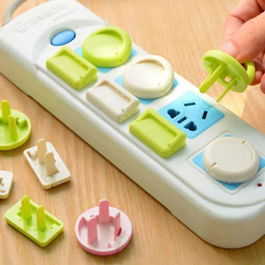 β‘ (6Pcs) Safety Socket Protective Covers β Baby Proof Plug Guards for Home & Office π§Έ