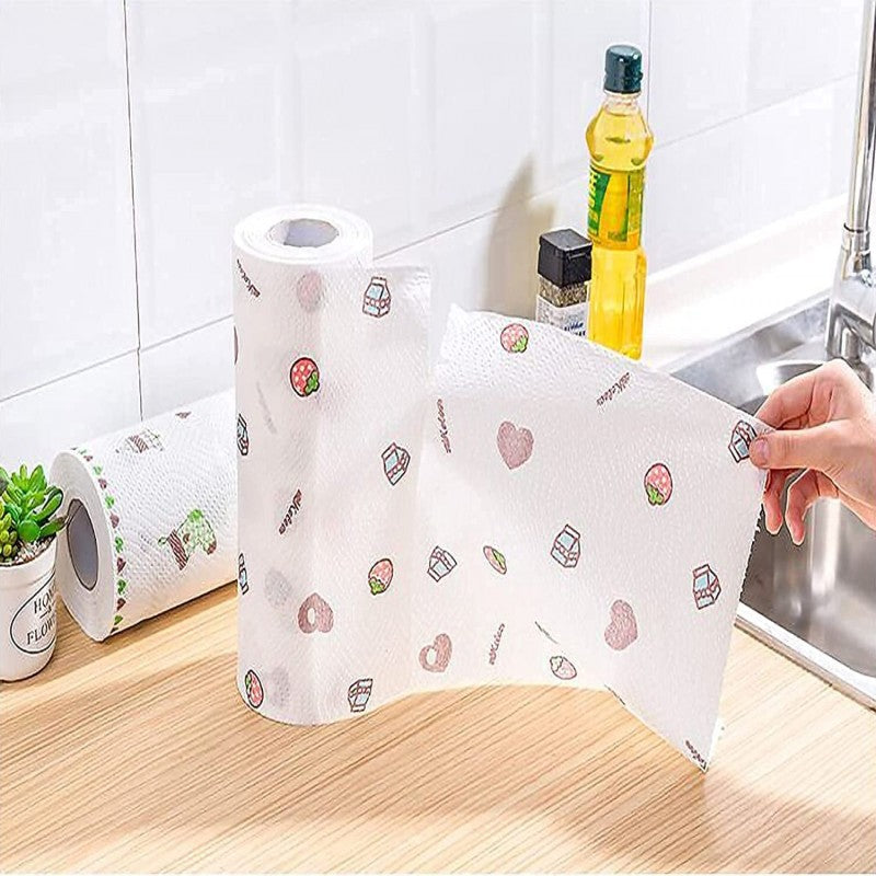 π§» 50 Sheets Kitchen Tissue Roll β Super Absorbent & Strong Paper Towel for Daily Use π½οΈ