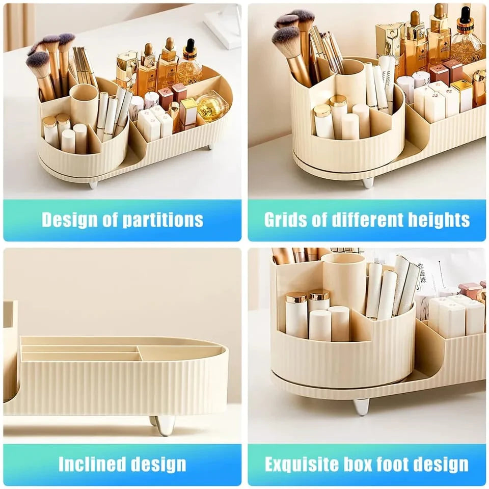 π Glamour Beauty Rotating Makeup Organizer β 360Β° Display Storage