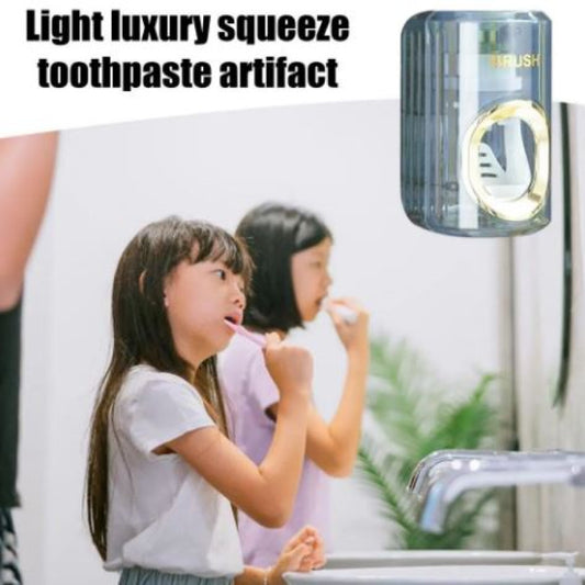 🦷 Wall-Mounted Automatic Toothpaste Dispenser – Hands-Free Squeezer for Bathroom 🚿