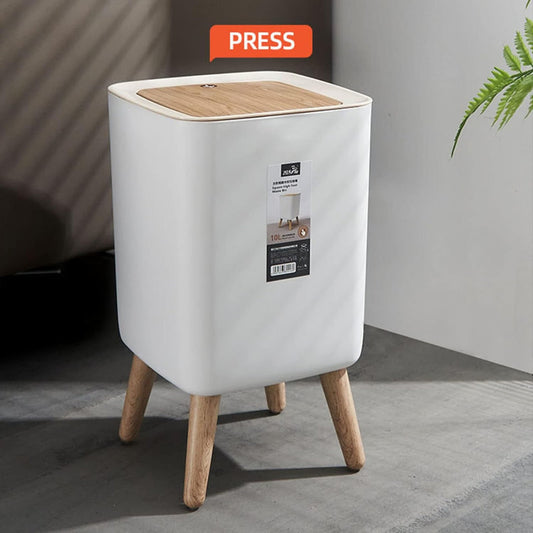 ♻️ High Foot Dustbin with Lid