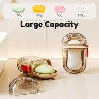 π§ 1Pc Travel Soap Container with Lid β Leakproof Soap Box with Drain Tray for Easy Drying πΏ