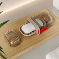 π§ 1Pc Travel Soap Container with Lid β Leakproof Soap Box with Drain Tray for Easy Drying πΏ