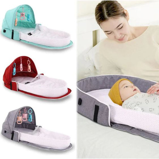 πΆ Portable Baby Travel Bed β Perfect Gift for New Parents & Newborn Comfort πΌ