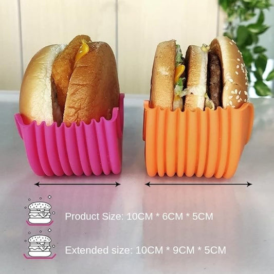 🍔 No-Mess Burger Holder Clip – Enjoy Every Bite, Hands-Free!