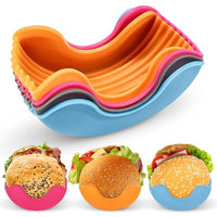 🍔 No-Mess Burger Holder Clip – Enjoy Every Bite, Hands-Free!