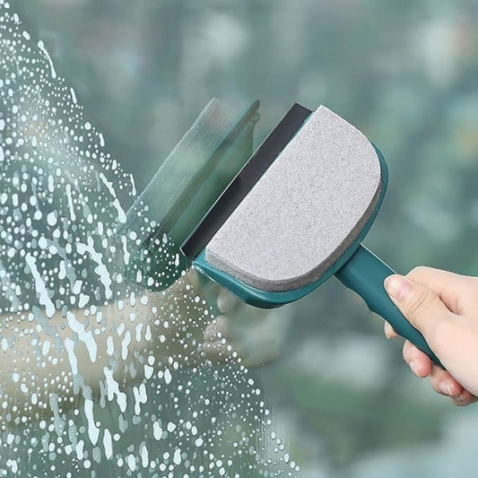 π§½ 2-in-1 Glass Cleaning Brush & Wiper β For Mirror, Bathroom, Kitchen Tiles & Walls π¦