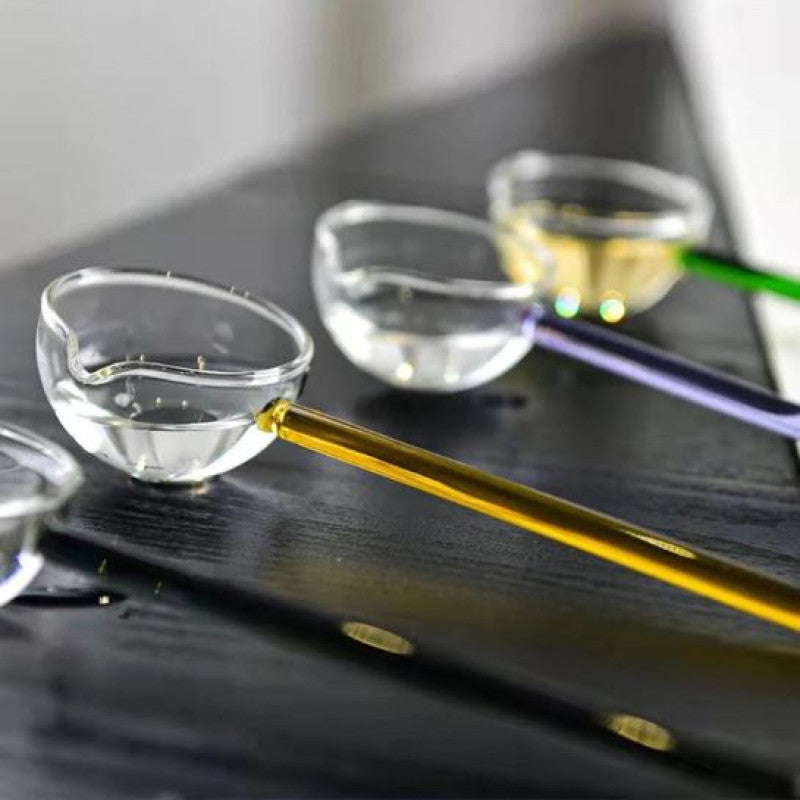 π₯ Heat-Resistant Borosilicate Glass Spoon β Stylish Colored Spoon for Tarka & Frying π²