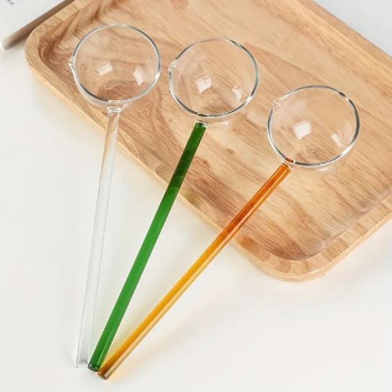 π₯ Heat-Resistant Borosilicate Glass Spoon β Stylish Colored Spoon for Tarka & Frying π²