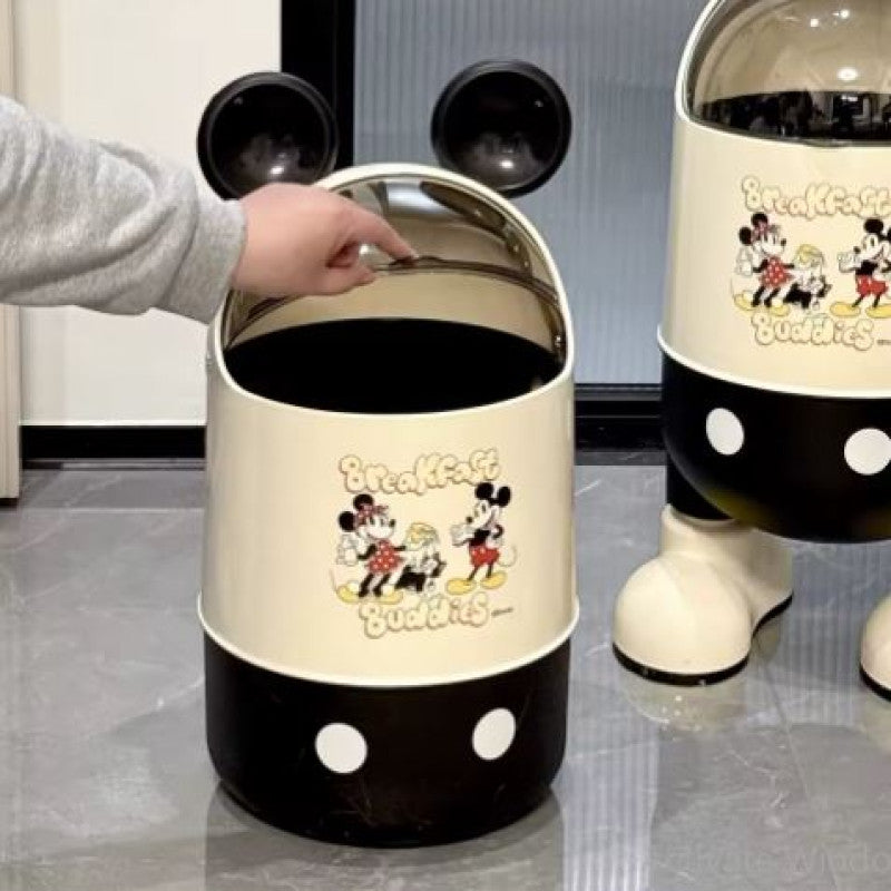 β¨π Mickey Mouse Mini Trash Bin β Cute Kitchen & Desk Storage Can