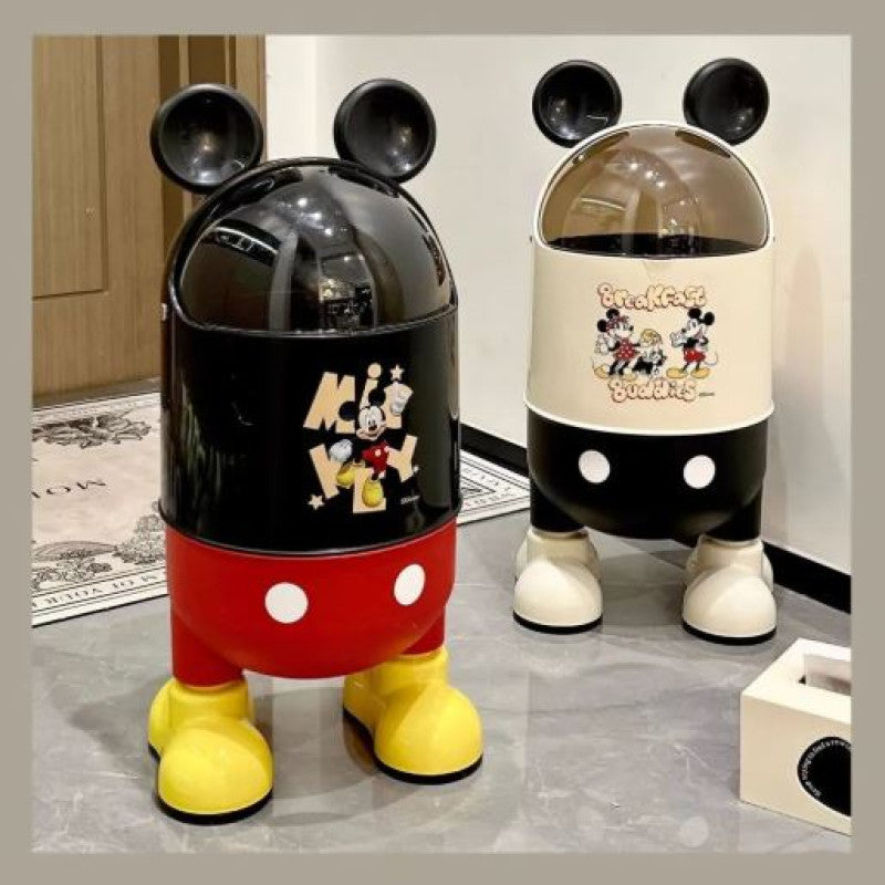 β¨π Mickey Mouse Mini Trash Bin β Cute Kitchen & Desk Storage Can