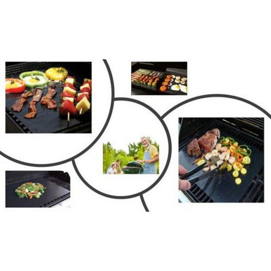 π₯ Oven & BBQ Grill Mat β 100% Non-Stick Baking Mats (Set of 3)