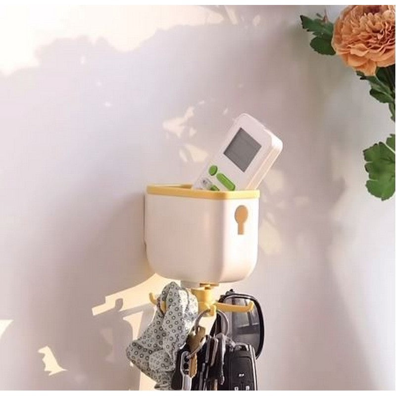 ๐ณ Kitchen Cooking Tool Hanger Storage Box โ 6 Rotating Hooks Cookware Rack Organizer ๐ฟ