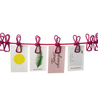 👕 Stretchable Clothesline with 12 Clips – Steel Rope Drying Line for Indoor & Outdoor Use 🌞