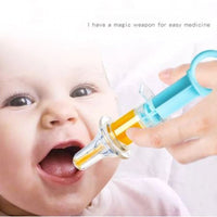 👶 Smart Baby Medicine Dispenser Feeder – Needle Dropper & Pacifier Feeding Utensil 🍼