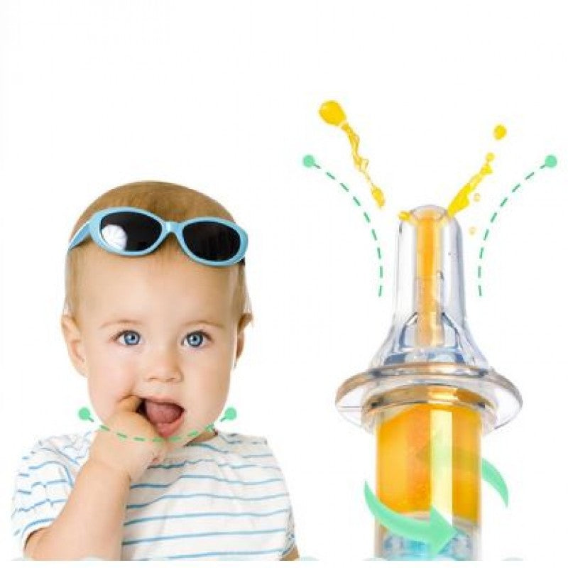 👶 Smart Baby Medicine Dispenser Feeder – Needle Dropper & Pacifier Feeding Utensil 🍼