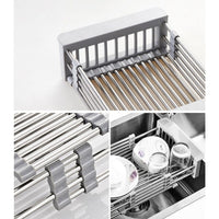 🍽️ Stainless Steel Dish Drainer – Durable Sink Drying Rack
