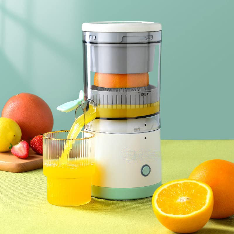 🍋🔌 Rechargeable Electric Citrus Juicer – Hands-Free Masticating Orange/Lemon Extractor