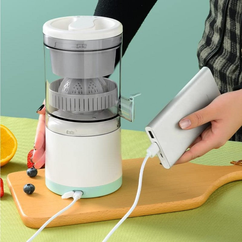 🍋🔌 Rechargeable Electric Citrus Juicer – Hands-Free Masticating Orange/Lemon Extractor