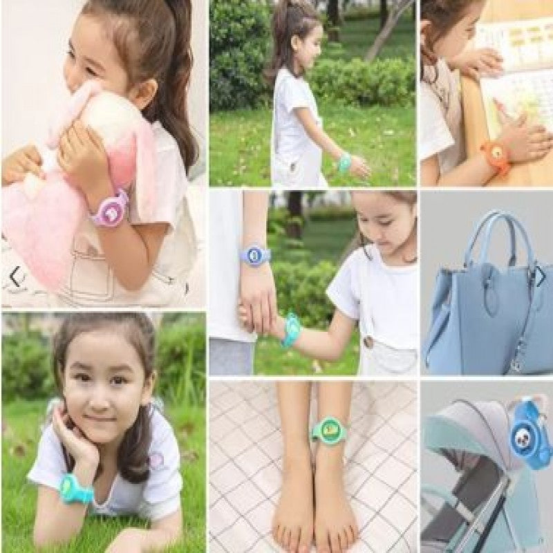 🦟 Baby Mosquito Repellent Band – Reusable Cartoon Bracelet for Outdoor Protection 🌿