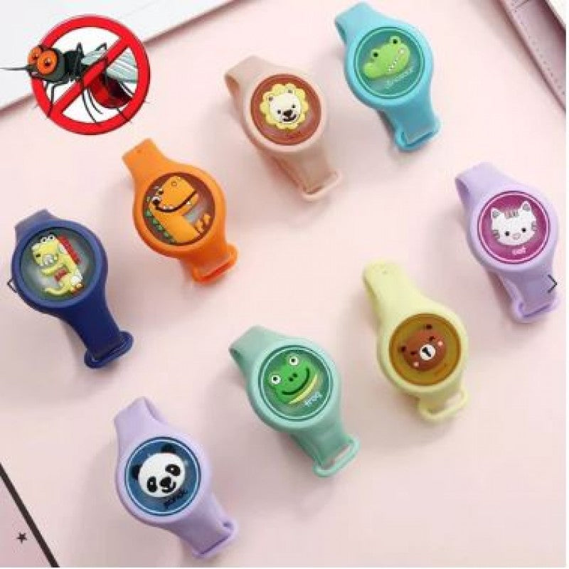 🦟 Baby Mosquito Repellent Band – Reusable Cartoon Bracelet for Outdoor Protection 🌿