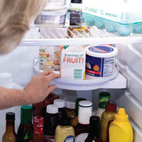 🌀 Spinning Corner Shelf – Space-Saving Storage Rack for Home & Office