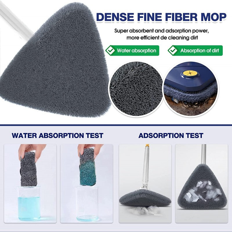 🧽⬆️ Multifunctional Rotating Mop – Wet/Dry Cleaning for Home Surfaces