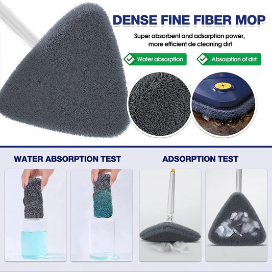 🧽⬆️ Multifunctional Rotating Mop – Wet/Dry Cleaning for Home Surfaces