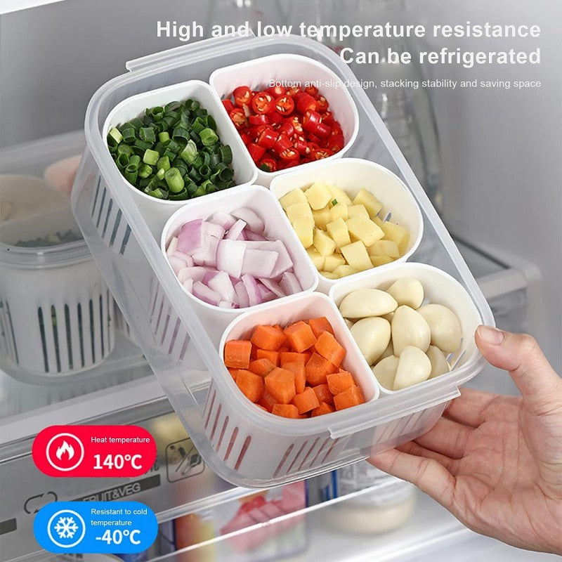 ✨ Refrigerator Food Storage Container with Lid – Fresh & Organized