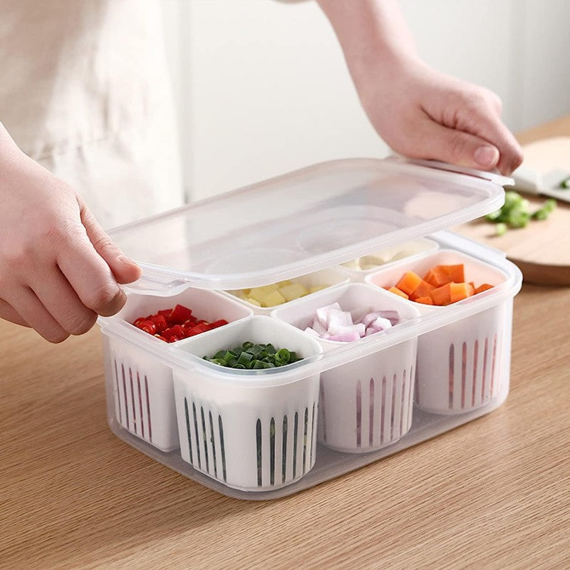 ✨ Refrigerator Food Storage Container with Lid – Fresh & Organized