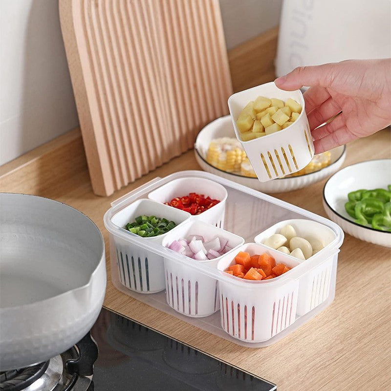 ✨ Refrigerator Food Storage Container with Lid – Fresh & Organized