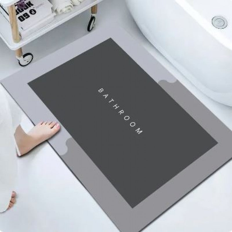 🚿 Water Absorbent Non-Slip Bath Mat – Quick Dry Bathroom Floor Mat 🛁