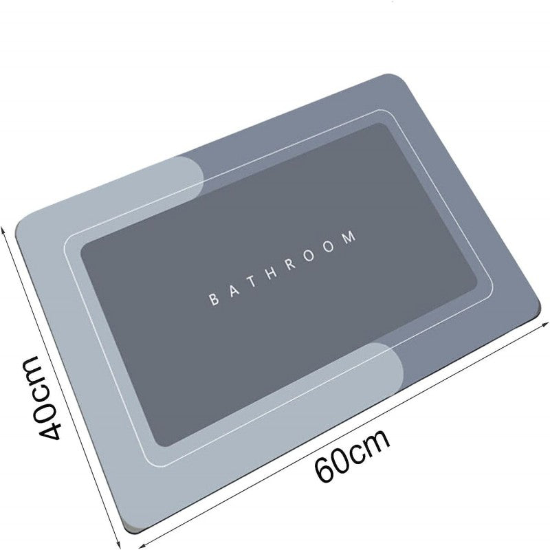 🚿 Water Absorbent Non-Slip Bath Mat – Quick Dry Bathroom Floor Mat 🛁