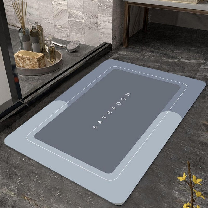 🚿 Water Absorbent Non-Slip Bath Mat – Quick Dry Bathroom Floor Mat 🛁