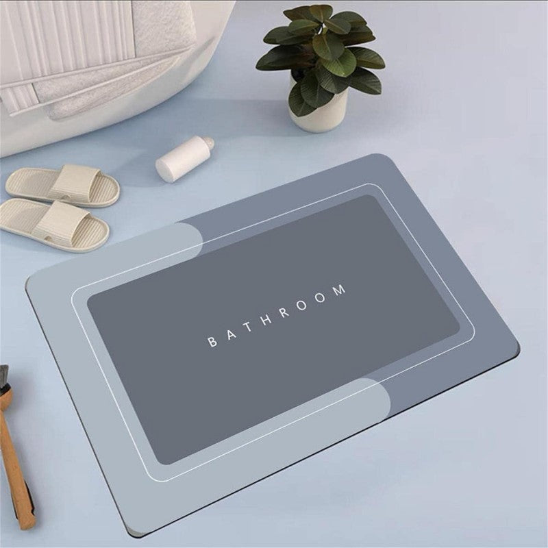 🚿 Water Absorbent Non-Slip Bath Mat – Quick Dry Bathroom Floor Mat 🛁