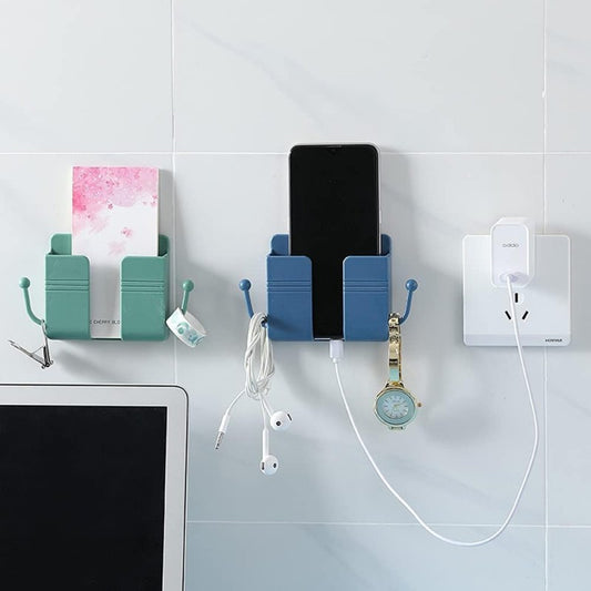 π± Wall-Mounted Mobile Phone Holder with Hook β Charging Stand & Organizer for Home & Office β‘
