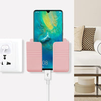 📱 Wall-Mounted Mobile Phone Holder with Hook – Charging Stand & Organizer for Home & Office ⚡