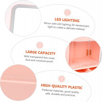 💄 LED Makeup & Jewelry Organizer Box – Stylish Storage Tray