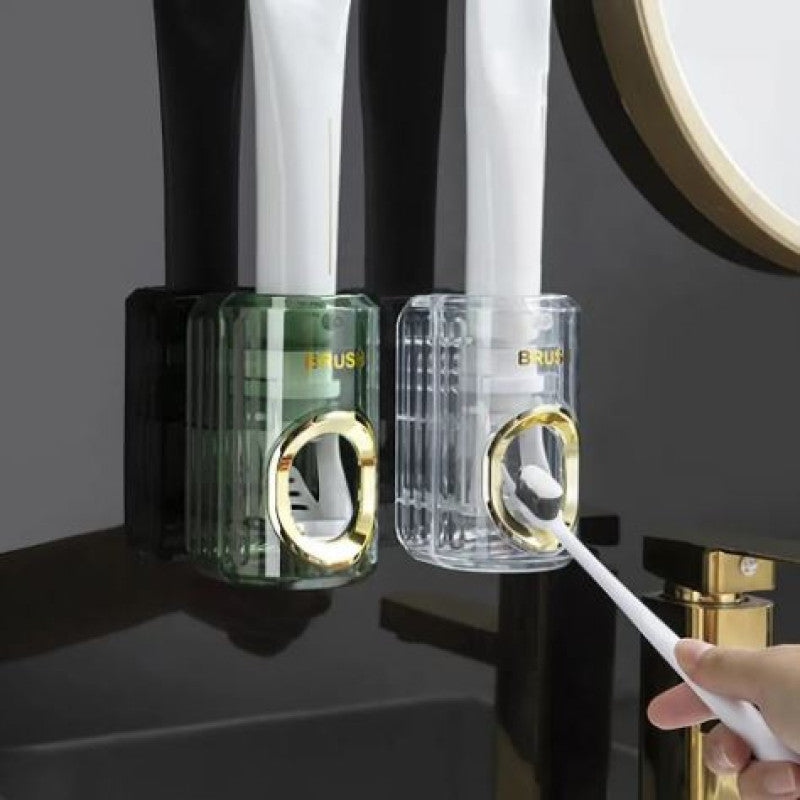 🦷 Wall-Mounted Automatic Toothpaste Dispenser – Hands-Free Squeezer for Bathroom 🚿