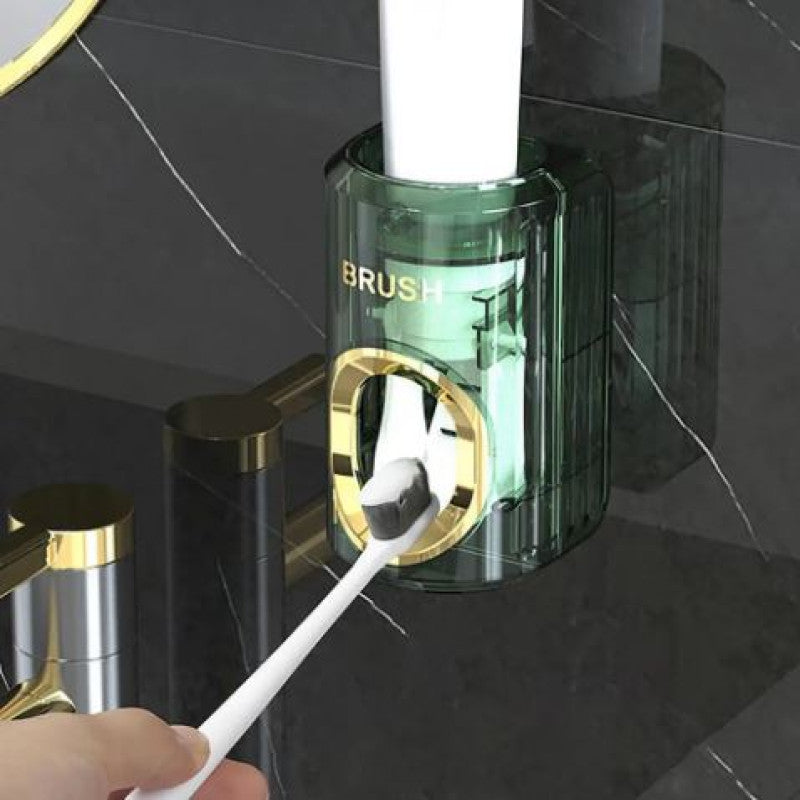 🦷 Wall-Mounted Automatic Toothpaste Dispenser – Hands-Free Squeezer for Bathroom 🚿