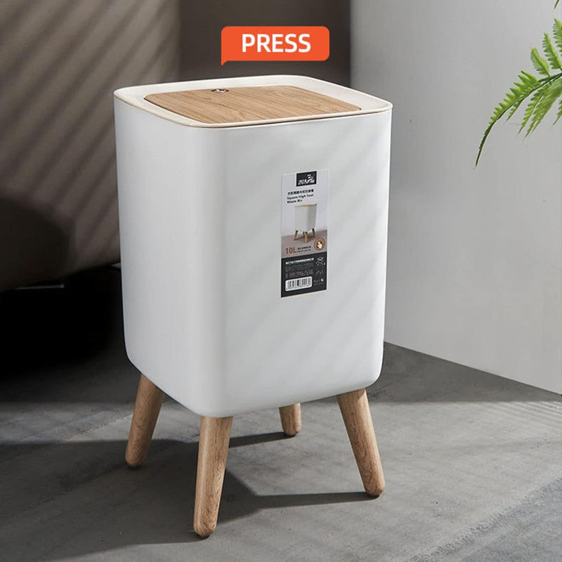 ♻️ High Foot Dustbin with Lid