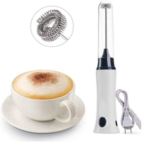 ⚡ USB Rechargeable Electric Stirrer – Stainless Steel Mixer for Coffee, Eggs & Drinks