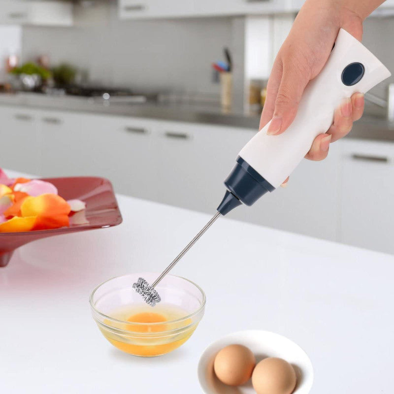 ⚡ USB Rechargeable Electric Stirrer – Stainless Steel Mixer for Coffee, Eggs & Drinks