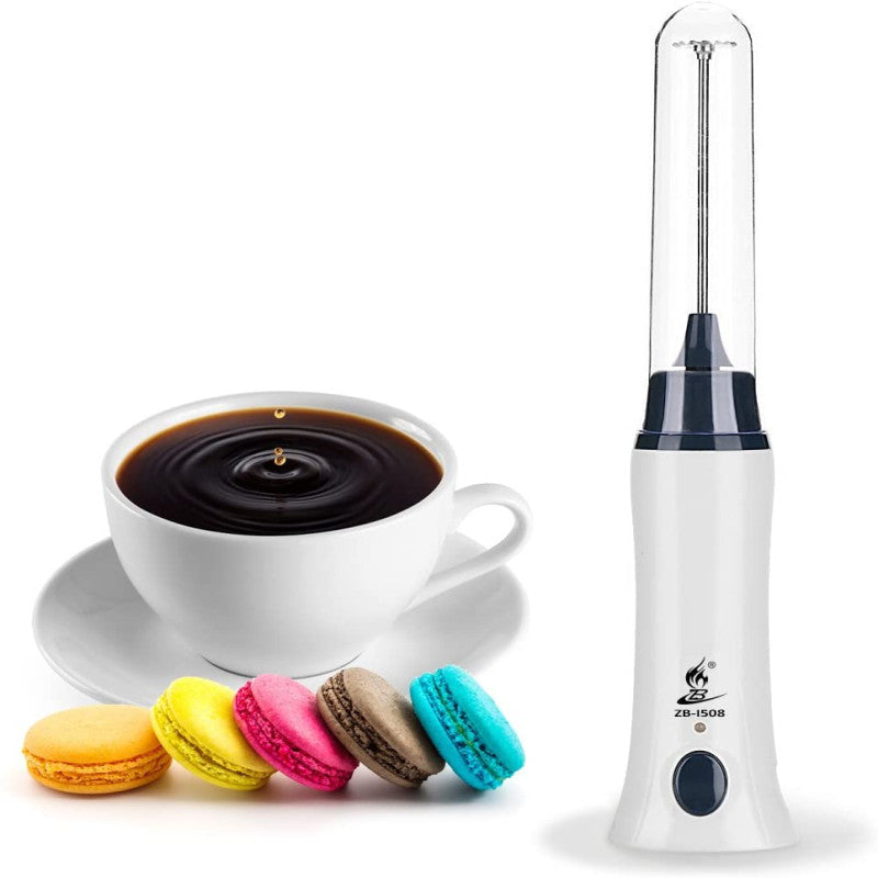 ⚡ USB Rechargeable Electric Stirrer – Stainless Steel Mixer for Coffee, Eggs & Drinks
