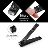 💅 18-in-1 Professional Manicure & Pedicure Set – Stainless Steel Nail Clipper & Grooming Kit 🧴