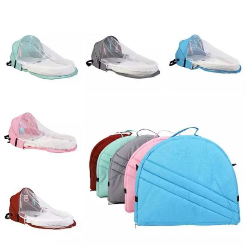 👶 Portable Baby Travel Bed – Perfect Gift for New Parents & Newborn Comfort 🍼
